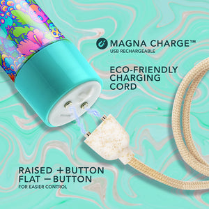 Utopia Rechargeable 7 in. Vibrator Aqua