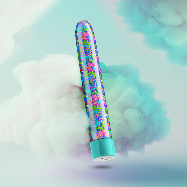 Utopia Rechargeable 7 in. Vibrator Aqua