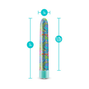Utopia Rechargeable 7 in. Vibrator Aqua
