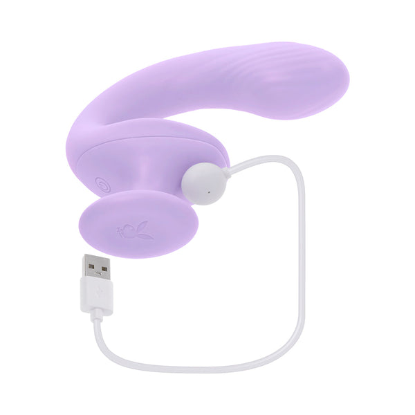 Playboy Rev Me Up Rechargeable Silicone G-spot Vibrator Opal