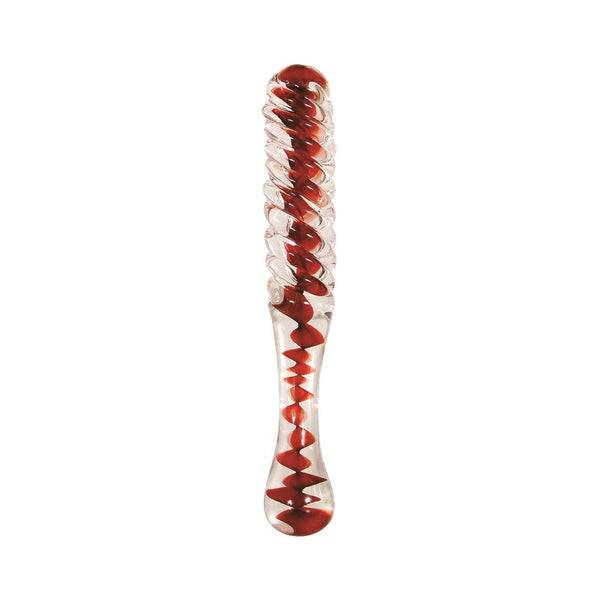 Adam & Eve Eve''s Sweetheart Swirl Glass Dildo